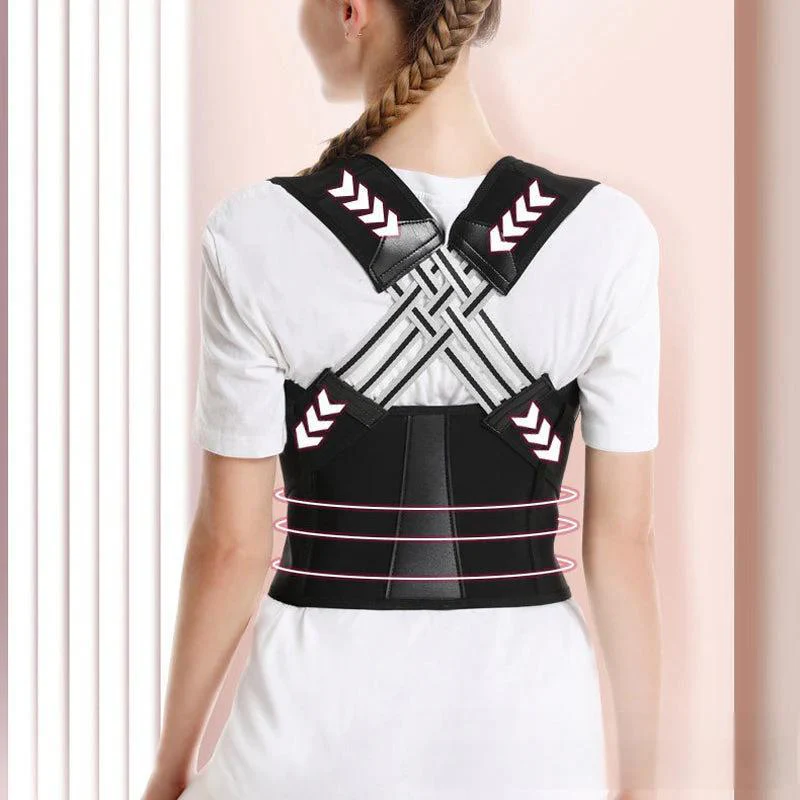 Women’s Back Support Brace with Lumbar Belt for Posture & Shoulder Alignment - Image 13