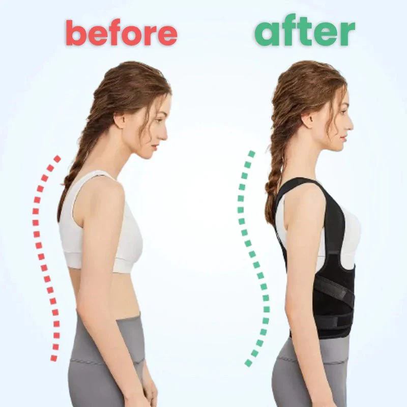 Women’s Back Support Brace with Lumbar Belt for Posture & Shoulder Alignment - Image 7