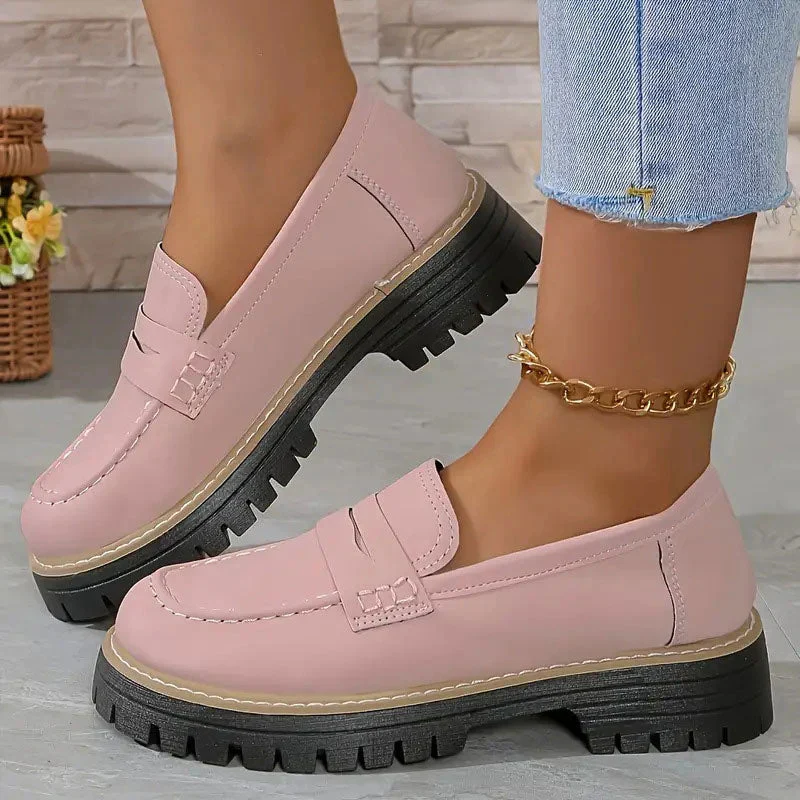 Women's Platform Loafers | Chunky Sole Comfort with Arch Support - Image 17