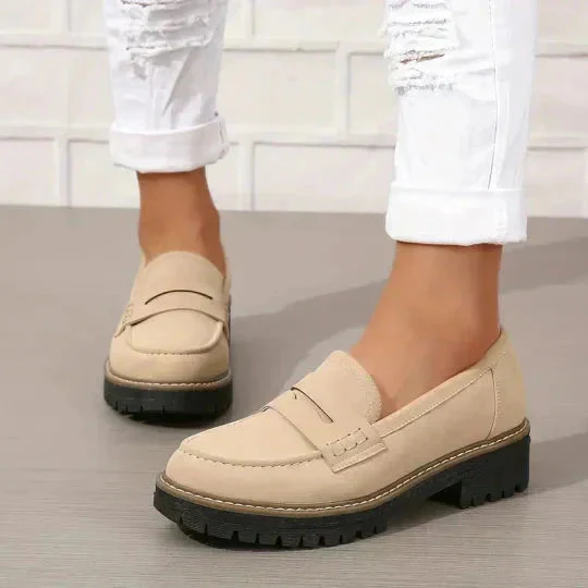 Women's Platform Loafers | Chunky Sole Comfort with Arch Support - Image 5