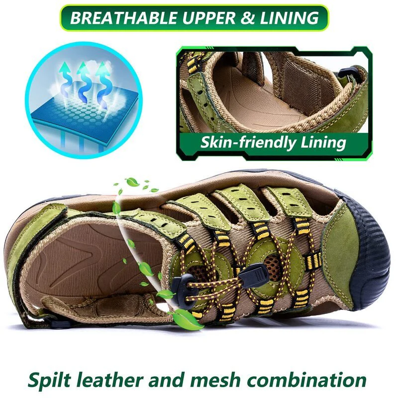 Men’s Orthopedic Sandals Arch Support Cushioned Comfort - Image 3