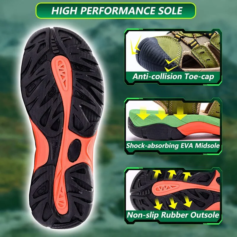 Men’s Orthopedic Sandals Arch Support Cushioned Comfort - Image 4