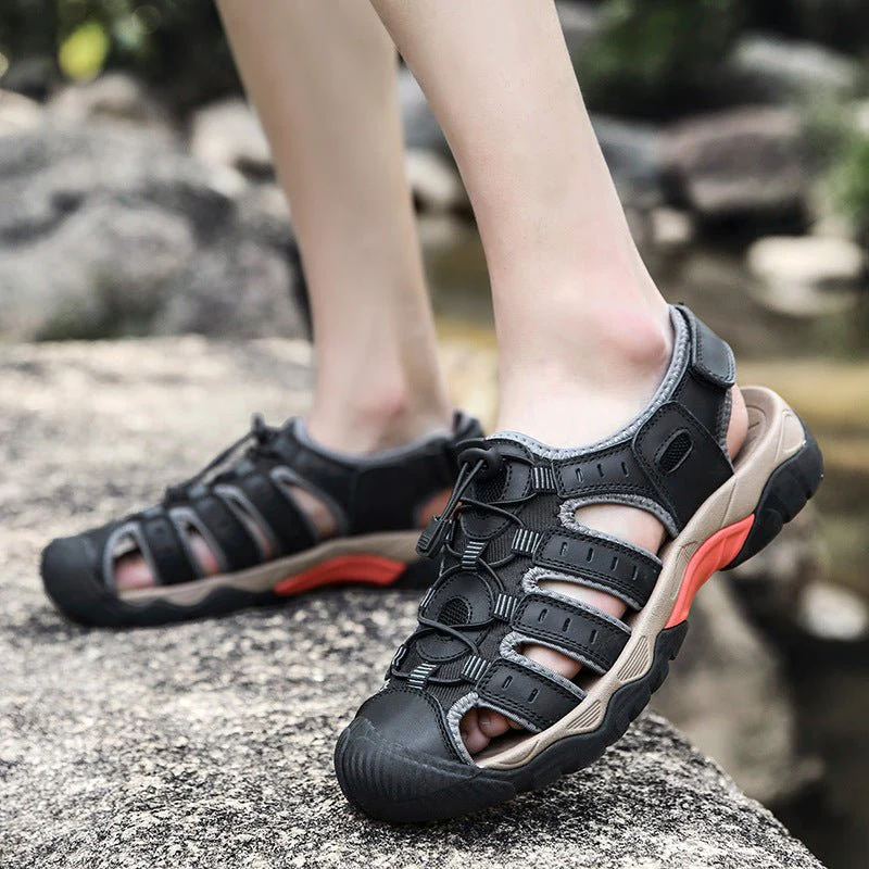 Men’s Orthopedic Sandals Arch Support Cushioned Comfort - Image 9