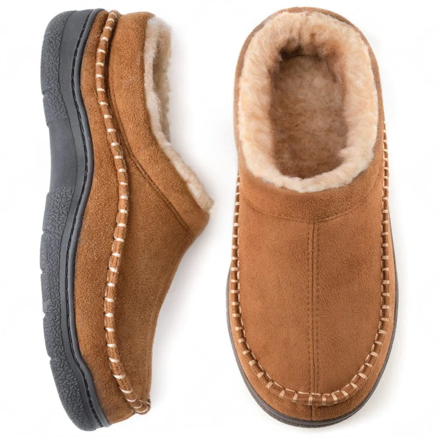Men’s Orthopedic House Slippers – Warm Fleece | Arch Support | Wide Fit - Image 7