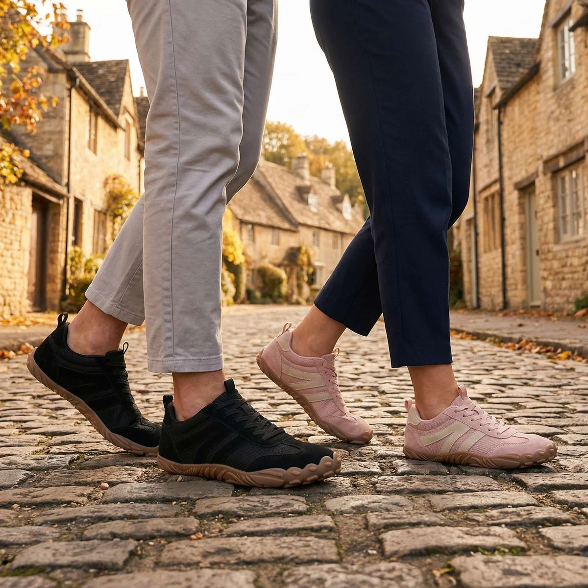 Wide Fit Walking Trainers – Breathable Cushioned Support, Zero Drop, Non-Slip Grip & Unisex Design - Image 11