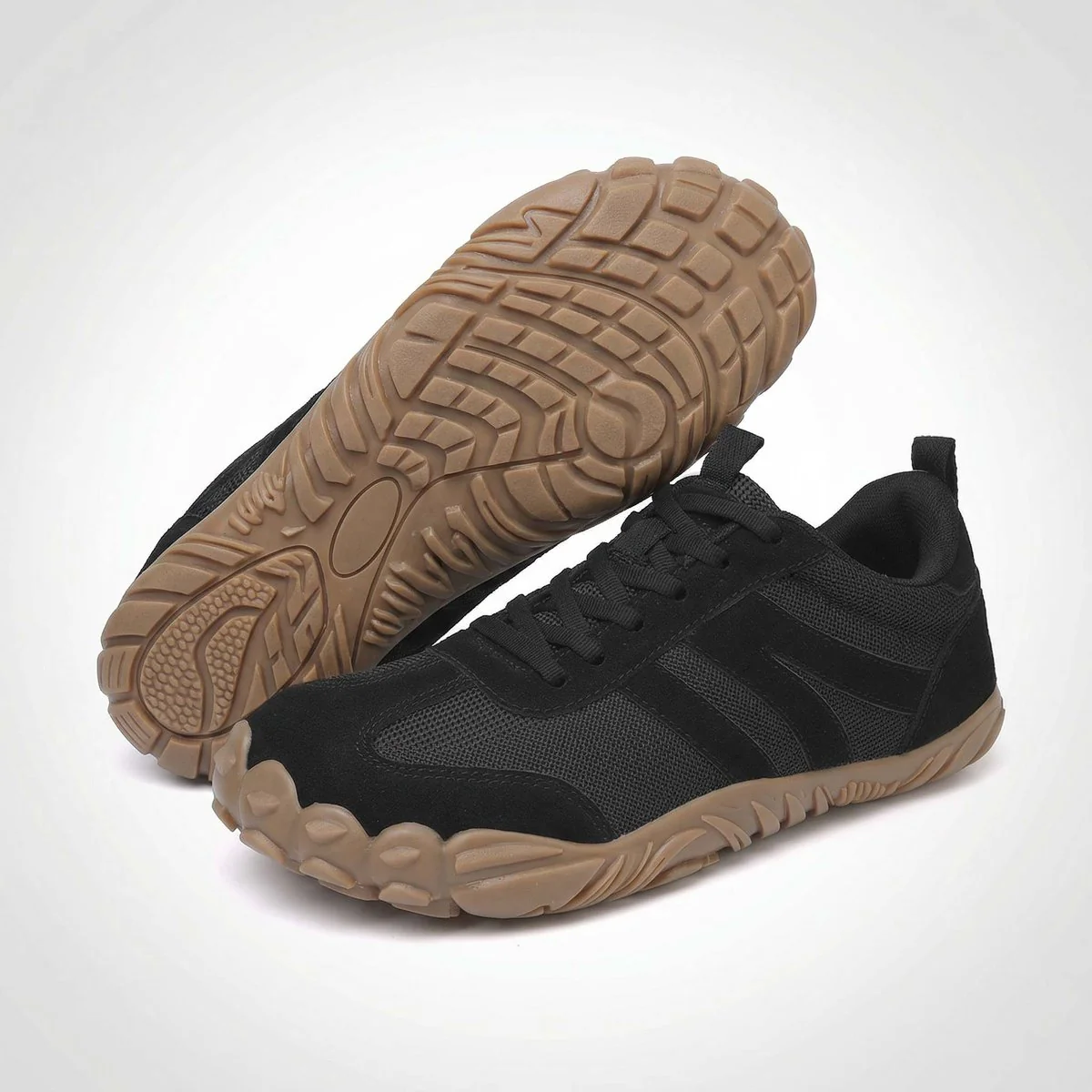 Wide Fit Walking Trainers – Breathable Cushioned Support, Zero Drop, Non-Slip Grip & Unisex Design - Image 6