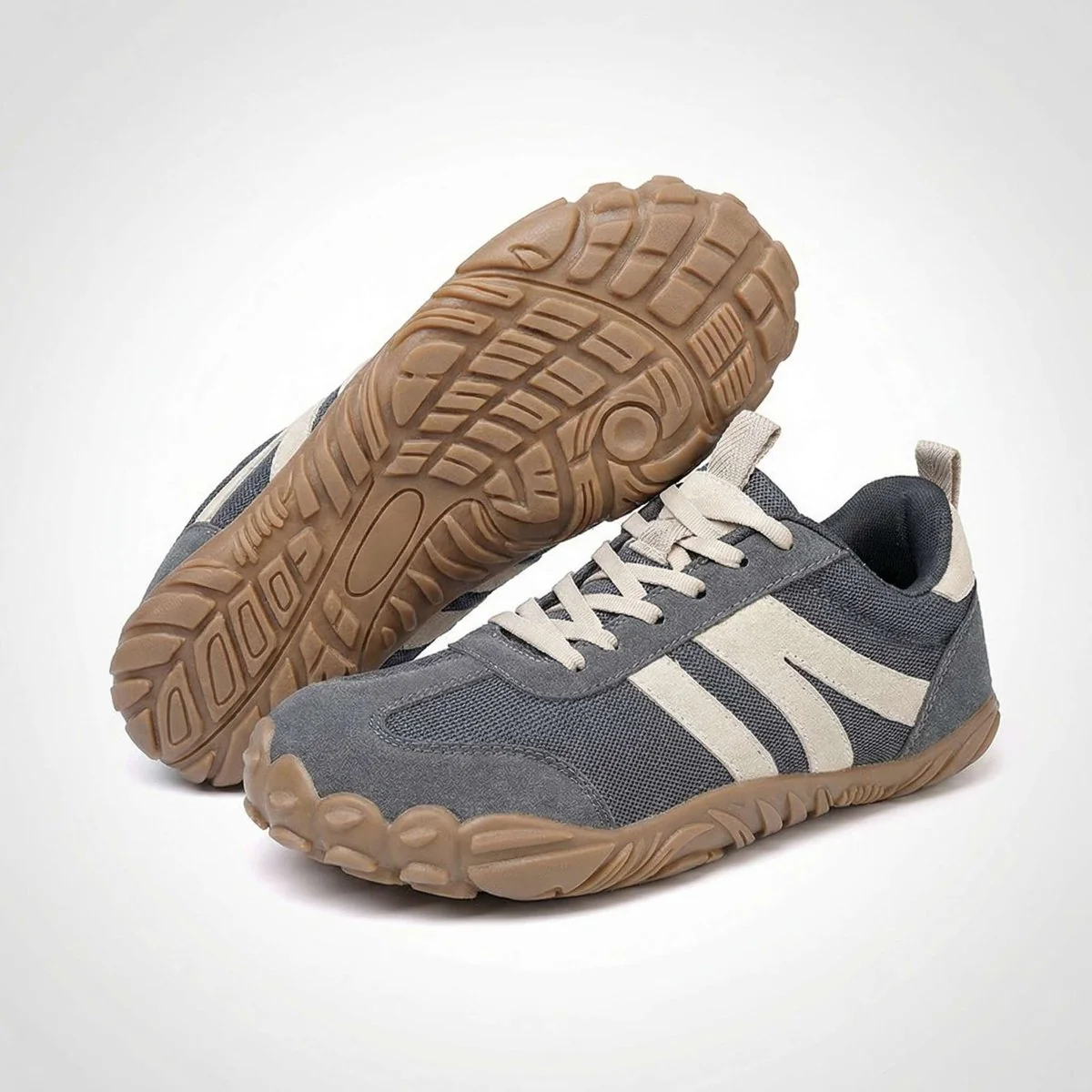 Wide Fit Walking Trainers – Breathable Cushioned Support, Zero Drop, Non-Slip Grip & Unisex Design - Image 8