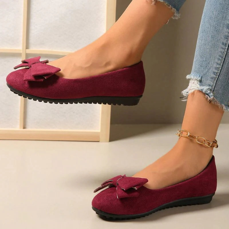 Womens Orthopedic Ballet Flats – Wide Fit Comfort - Image 9