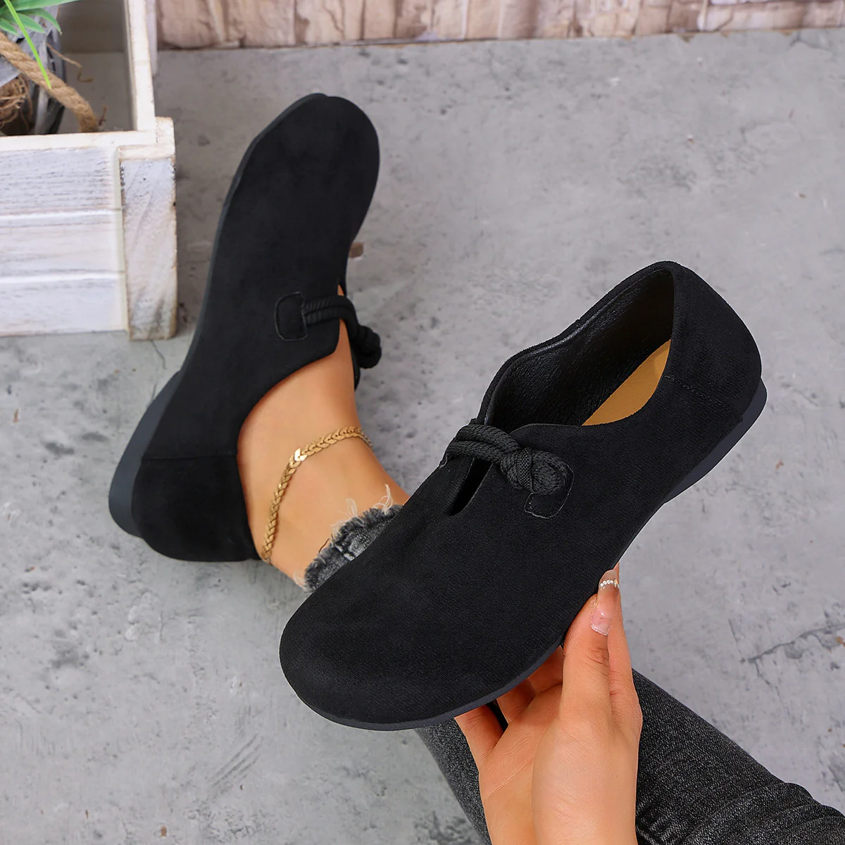 Women's Orthopedic Loafers – Comfortable Wide Fit Soft Flat Shoes - Image 3